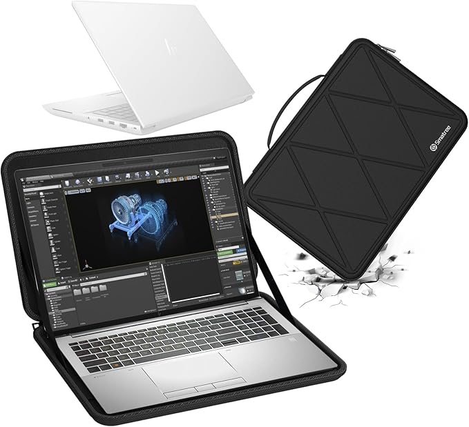 Smatree Hard EVA Protective Sleeve Case Compatible for 16 inch HP ZBook Fury 16 G10/G9 Mobile Workstation Slim and Anti-Shock Notebook Bag (X8289)
