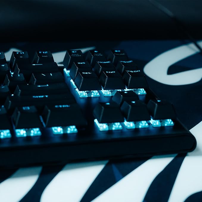Alienware Tenkeyless Gaming Keyboard - AW420K - Dark Side of The Moon - Wired, Programmable, Cherry MX Red, USB, AlienFX RGB / 16.8 Million Colours