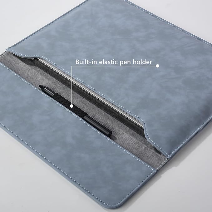Surface Pro 11/10/9/8/7/6/5/4/Pro X Sleeve case, for Microsoft 12-12.3-13 Inch Tablet Waterproof Ultrathin Carrying Cover (Smoke)