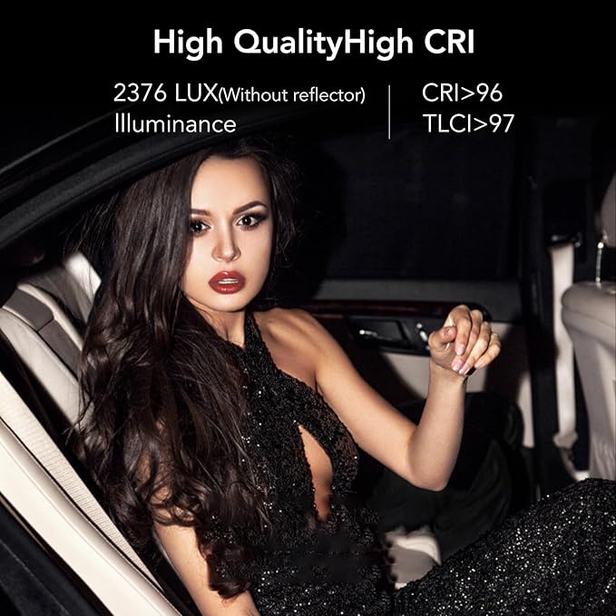 M60 Handle LED Video Light with Soft Box Protable Mini COB LED Bi-Color 2500-8500K CRI≥95 TLCI≥97 Built-in 3400mAh Battery Photo Studio Lights Vlog Shoot Fill Lighting 8 Scenes (M60 Handle lamp)