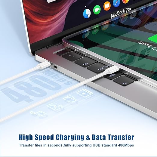 iPhone 17 16 15 Charger/10ft Type C to C Charging Cable Cord Long, USB C Fast Charging Block Plug for Apple iPhone 17 Pro Max/17 Air/16 Pro/15 Plus/AirPods/iPad/mini Plug Cube Birck Box Power Adapter