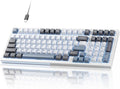 KEMOVE K98SE Mechanical Gaming Keyboard, 98 Keys LED Backlit Programmable, 96% Wired Computer Keyboard with Double Sound Dampening Foam, Pre-lubed Brown Switch