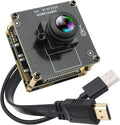HDMI USB Camera 4K USB Camera Module with Fisheye Lens 2X Digital Zoom Simultaneously Output PC Camera UVC USB2.0 Lightburn USB Camera for Raspberry Pi Jetson Nano