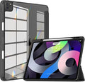 VIKESI Case for iPad Pro 12.9 6th/5th/4th/3rd Generation 2022/2021/2020/2018,TPU Shockproof Frame,Built-in Pencil Holder,Auto Sleep/Wake - Black