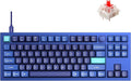 Keychron Q3 Wired Custom Mechanical Keyboard Knob Version, TKL Tenkeyless QMK/VIA Programmable Macro with Hot-swappable Gateron G Pro Red Switch Double Gasket Compatible with Mac Windows Linux (Blue)