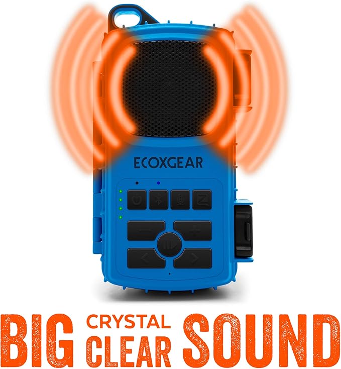 ECOXGEAR EcoExtreme 2 Dry Box Bluetooth Speaker for Your Smartphone (Blue)