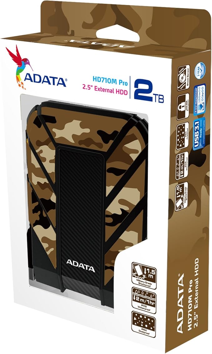 ADATA HD710MP 2TB Ext HDD - Camoflage,AHD710MP-2TU31-CCF