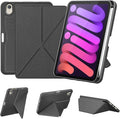 DTTO Case for iPad mini 7 (A17 Pro) 2024 / iPad mini 6 2021 8.3 inch with Pencil Holder, Multi-Angle Magnetic Standing Cover for iPad mini 7th/6th Generation [Auto Wake/Sleep], Dark Grey