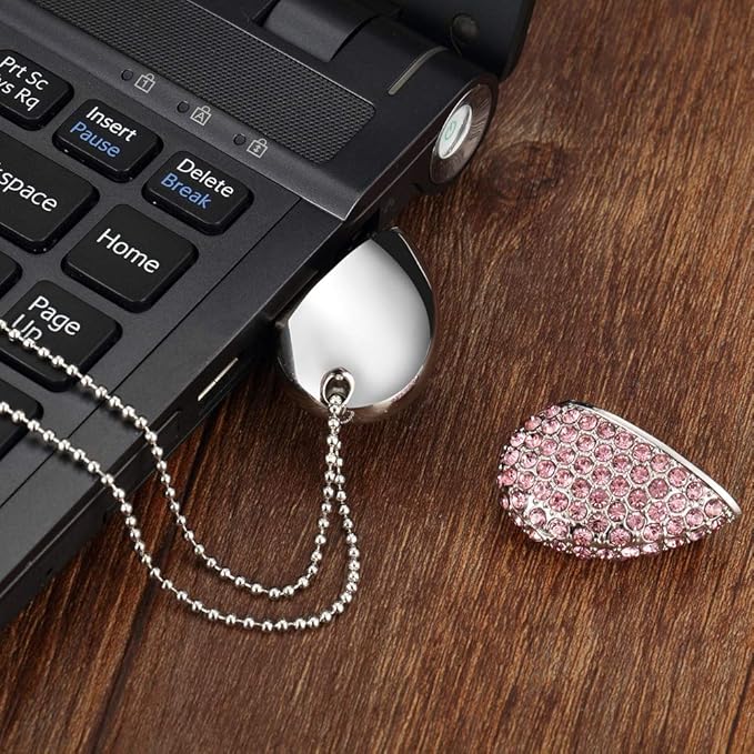 USB Flash Drive, 8GB / 16GB / 32GB / 64GB USB2.0 USB Memory Stick Date Storage Pendrive Thumb Drives(32GB,Pink)