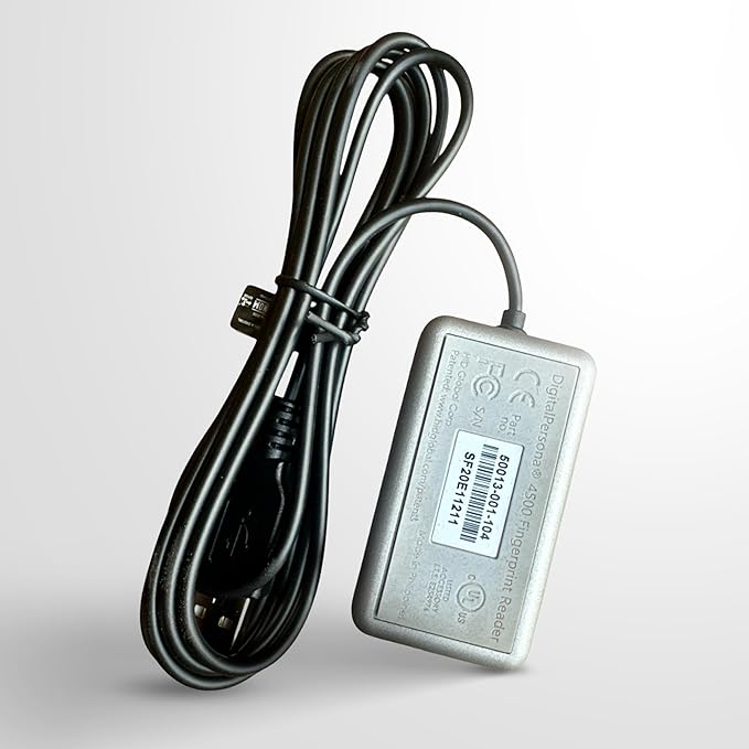 Fingerprint Reader Biometric Authentication - DigitalPersona URU4500 USB - Fingerprint Scanner - Original HID Brand