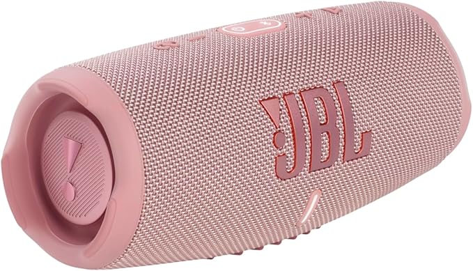 JBL CHARGE 5 - Portable Waterproof (IP67) Bluetooth Speaker with Powerbank USB Charge out, 20 hours playtime, JBL Partyboost (Pink)