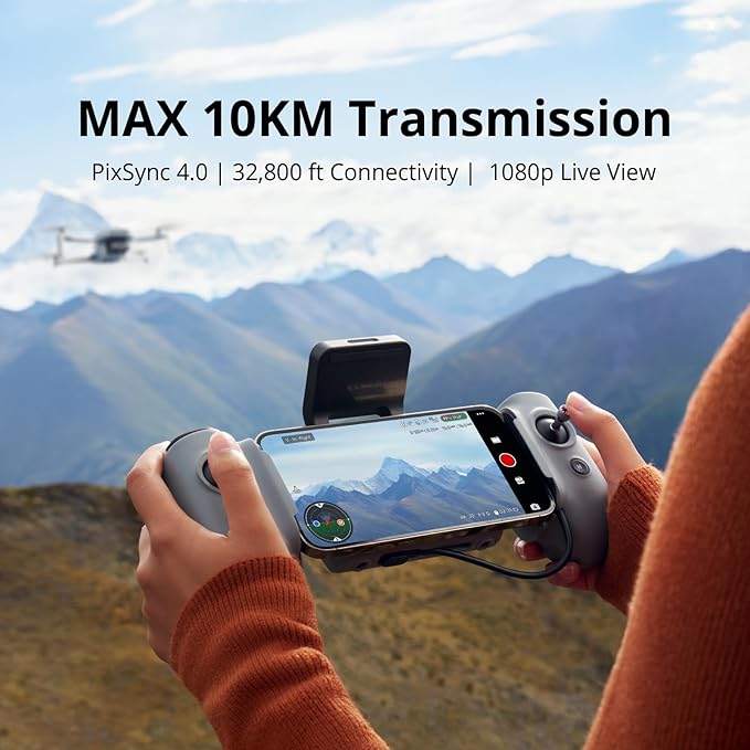 Potensic ATOM 2 Drone with Camera for Adults 4K Video, 8K Photo, Under 249g, 3-Axis Gimbal, 10KM Transmission, AI Track, Vertical Shooting, AI Night Shot, QuickShots, Fly More Combo (96-Min Flight)