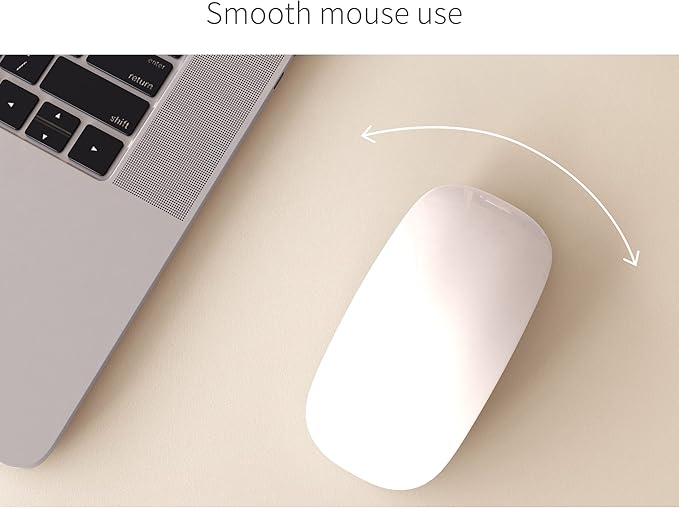 RENMTURE Dual-Sided Mouse Pad, Natural Cork & PU Leather Large Desk Pad for Office and Home Work, Desk Protector Non-Slip, Waterproof, Easy Clean (Apricot,47"x17")