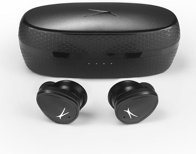 Altec Lansing Nanobuds ANC 2.0, Bluetooth Earbuds with Hybrid ANC, Waterproof Earbuds, Wireless Ear Buds with Voice Assistant, Sport Earbuds with 36hr Battery (Black)