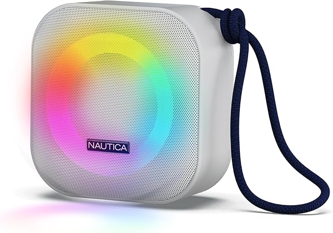 Nautica Urban SP400 True Wireless Outdoor Speaker, Portable IPX5 Waterproof Bluetooth Speaker with 2-Hour Quick Charge & 45-Day Standby, Perfect for Camping, Beach, Backyard & Travel