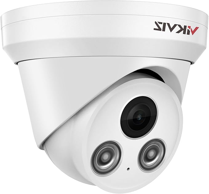 5MP PoE IP Camera Outdoor, Security Network Camera with Mic, 2.8mm Lens Wide Angle, Smart Human/Vehicle Detection, 98ft IR Night Vision, IP67 Waterproof, BlueIris, NDAA Compliant, Upgraded for PG2345I