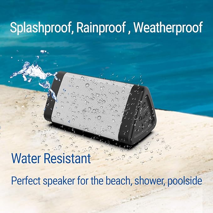 OontZ Angle 3 (4th Gen) – Portable Bluetooth Speaker, 12W Stereo Sound, 24 Hour Playtime, Rich Bass, 100 Foot Wireless Range, Waterproof, Home, Outdoor, Travel, Great Gift (White)
