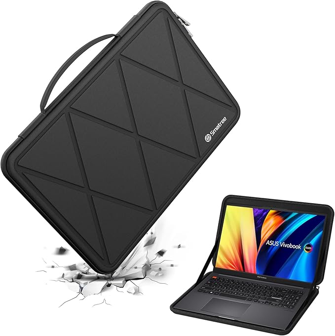 Smatree Hard EVA Protective Sleeve Case Compatible for 15.6 inch ASUS Vivobook 15X OLED, for ASUS Vivobook Pro 15 OLED K3500/M3500, for ASUS Vivobook 15/S 15 Seires Laptop Sleeve (X8274)