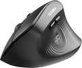 seenda Ergonomic Mouse Wireless, MOU200 Bluetooth Vertical Mouse - 3 Multi-Device Connectivity,1000/1600 /2400 DPI, Ergo Optical Mice for Windows, Mac OS, Computer/PC/Laptop, Black