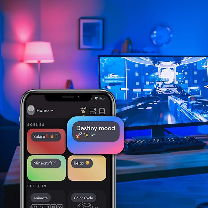 LIFX Color A19 800 lumens, Billions of Colors and Whites, Wi-Fi Smart LED Light Bulb & Color, A19 1100 lumens, Wi-Fi Smart LED Light Bulb, Billions of Colors and Whites