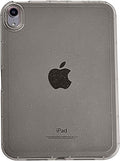 for Apple iPad Air 5th/Air 4th Generation 2022/2020 10.9 inch, Glitter Clear Soft Silicone Flexible TPU Back Shockproof Shell Bling Sparkly Paper Lightweight Thin Protective Cover, Gray