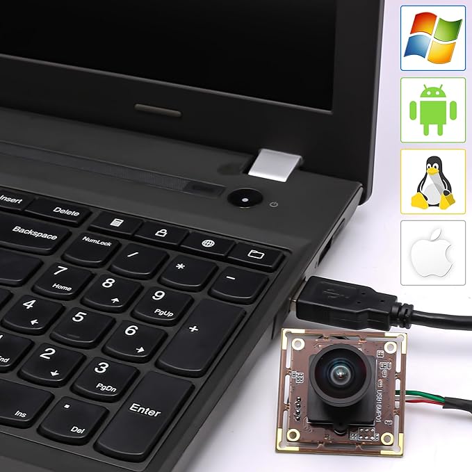 SVPRO 16MP Wide Angle USB Camera for Computer,USB Camera Module 1/2.8" CMOS IMX298 UVC 3D Printer Camera Video Webcam,USB Industrial Camera Module with 3.3ft/1m Cable