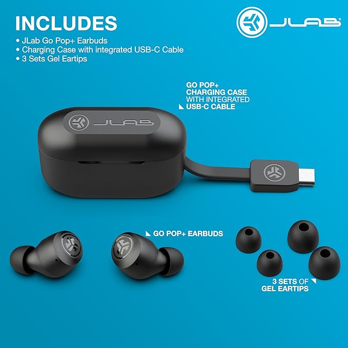 JLab JBuds Lux ANC Wireless Bluetooth Headphones & Audio Bundles, Hybrid Active Noise Cancelling, Premium Over-Ear Headset with Optional True Wireless Earbuds