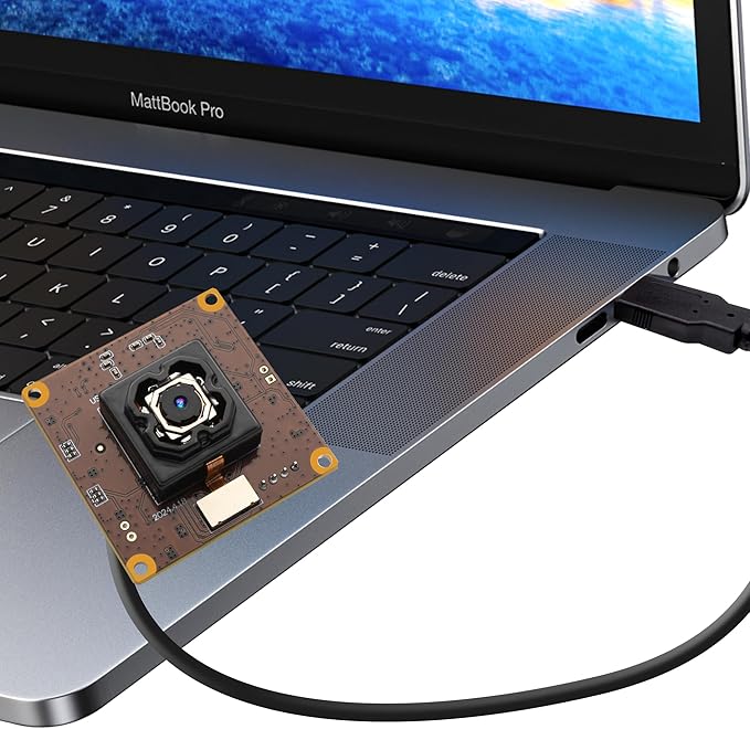 ELP 11MP 4K 30fps USB Camera Module for PC, 90 Wide Angle Webcam with IBIS Anti-Shake, Auto Focus, UVC USB2.0 for Live Streaming, Monitoring 3D Printer