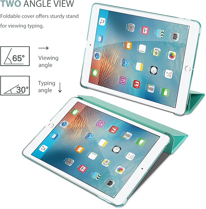 ProCase Smart Case for 10.5” iPad Air 3rd Generation 2019 / iPad Pro 2017, Slim Stand Cover with Translucent Frosted Back for iPad Air 3 -Mint