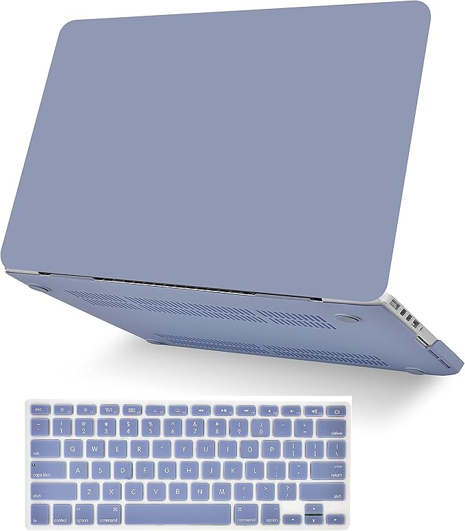 KECC Compatible with MacBook Pro 14 inch Case 2025 2024 2023 2022 2021 Release M4 M3 M2 M1 A3112 A3401 A3185 A2918 A2992 A2779 A2442 Plastic Hard Shell + Keyboard Cover, Lavender Blue