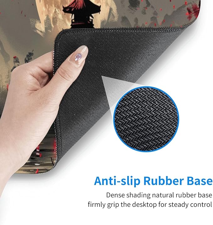 Mouse Pad Gaming - Large Mouse Pad for Desk with Waterproof Surface & Durable Design Desk Mat for Desktop & Office Accessories (Midnight Blossoms)
