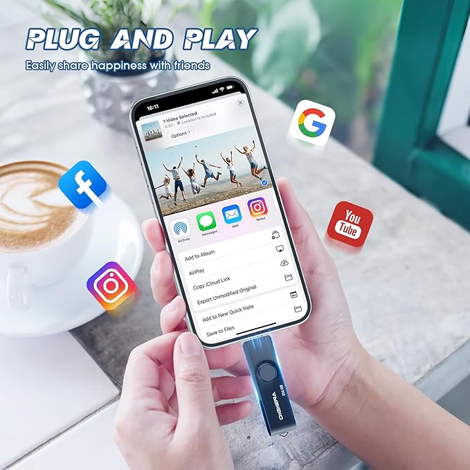 DIGIERA 256GB Flash Drive, USB 3.2 Gen 1 Type-C Thumb Drive with 140MB/s Read, 360° Swivel Design, Compact & Lightweight Memory Stick for File Transfer, Photo Backup, and Travel-Friendly Storage