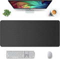 Auhoahsil Extended Mouse Pad, Large XXL Gaming Mouse Pad Desk Pad 35" X 15", Waterproof Desk Mat with Stitched Edges, Non-Slip Laptop Computer Wireless Mouse Keyboard Pad for Office and Gaming, Black