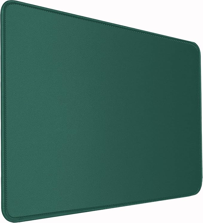 Mouse Pad, Large Gaming Mouse Pad with Double Stitched Edges, 14.9 x 11.7 inches Premium-Textured & Waterproof Mousepad, Nonslip Natural Rubber Base Mousepad for Laptop,Computer, Office, Green
