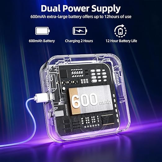 eMylo WiFi Thermometer Hygrometer with Waterproof Probe, Smart Indoor Temperature Humidity Monitor with Brightness Sensor, LED Backlit Screen, APP Control, Buzzer Alarm&App Alert,Compatible with Alexa