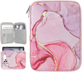 Dadanism 13Inch Tablet Sleeve Bag Carrying Case for iPad Pro 13" M5/M4 2025/2024, iPad Air 13" M4/M3 2026/2025, iPad Pro 12.9", Galaxy Tab S10+/S9 FE+/S9+ 12.4", Remarkable Paper Pro 11.8",Cloudy Pink