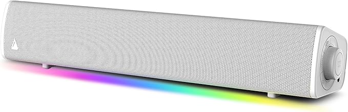 Creative Labs Sound Blaster GS3 Compact RGB Gaming SOUNDBAR - White