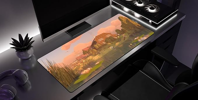 Just Chillin - Old School RuneScape Gaming Desk Mat – Large Extended Mouse & Keyboard Pad
