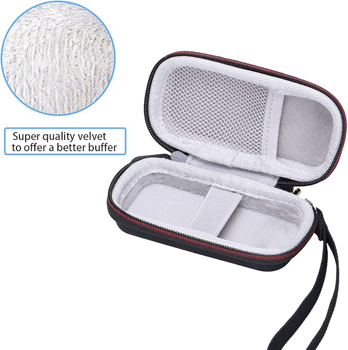 LTGEM Case Compatible with Digital Voice Recorder Voice Activated Recorder(Inside: 4.1"x2.1"x0.7"), Black+Grey