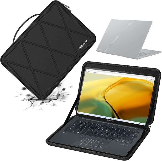 Smatree Hard EVA Protective Sleeve for 14 inch ASUS Zenbook 14 UX3405CA,14/14X OLED Case,for 14inch Vivobook S 14 S5406 Copilot+PC, 14 Flip TP3407 Copilot+PC,for 14 inch ROG Zephyrus G14(X8043)