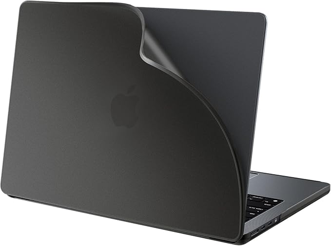 BlueSwan for MacBook Pro 14 inch Case, 2026-2021 M5 M4 M3 M2 M1, Anti-Scratch Flexible Protective Laptop Cover with Grippy Matte Texture, Slim and Easy Installation, Frosted Black