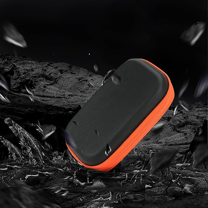 Hard Case for Sandisk Extreme Pro/Sandisk Extreme Portable External SSD 128GB 500GB 1TB 2TB Protective Storage Travel Bag (Orange)