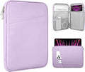 TiMOVO 13 Inch Tablet Sleeve with Pocket for iPad Air 13" M3 2025, iPad Pro 13"/12.9", Galaxy Tab S9/S10 Plus/S9 FE+ 12.4", Remarkable Paper Pro 11.8", Purple Lavender