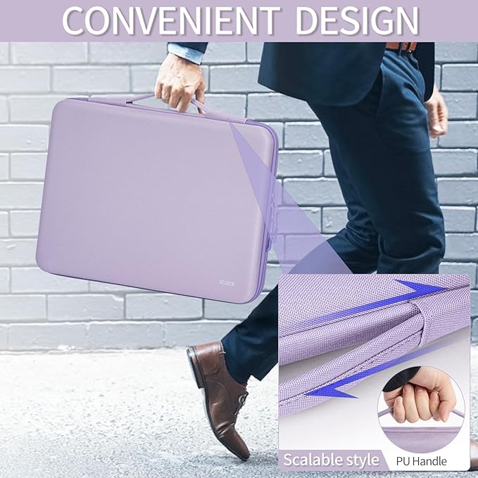 Hard Laptop Sleeve Case for 16 inch MacBook Pro M3/M2/M1 Pro/Max A2991, A2780, A2485, A2141,15.6 Inch HP Dell Razer Samsung Laptop Chromebook, MacBook Air 15 inch M3/M2 Computer Carrying Case