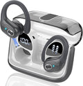 Wireless Earbuds 75hrs Bluetooth 5.4 Headphone Sport, 2026 Bluetooth Earbuds Stereo Deep Bass Over Ear Bud with Earhooks, ENC Noise Cancelling Mic, IPX7 Waterproof Earphone for Gym/Workout, Iron Gray