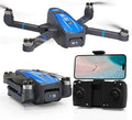 Toladrone TL16 Drones with Camera for Adults 4K, Brushless Motor Mini Drone with Camera for Beginners with Headless Mode 360° Flip Gravity Control, Foldable Quadcopter for Adults, Blue