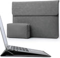 HYZUO 15 Inch Laptop Case Bag Sleeve with Stand for MacBook Air 15 M5 M4 A3241 M3 A3114 M2 A2941 2026-2023, 15" Surface Laptop 7/6/5/4/3, MacBook Pro 15 A1990 A1707 2019-2016, Dark Gray