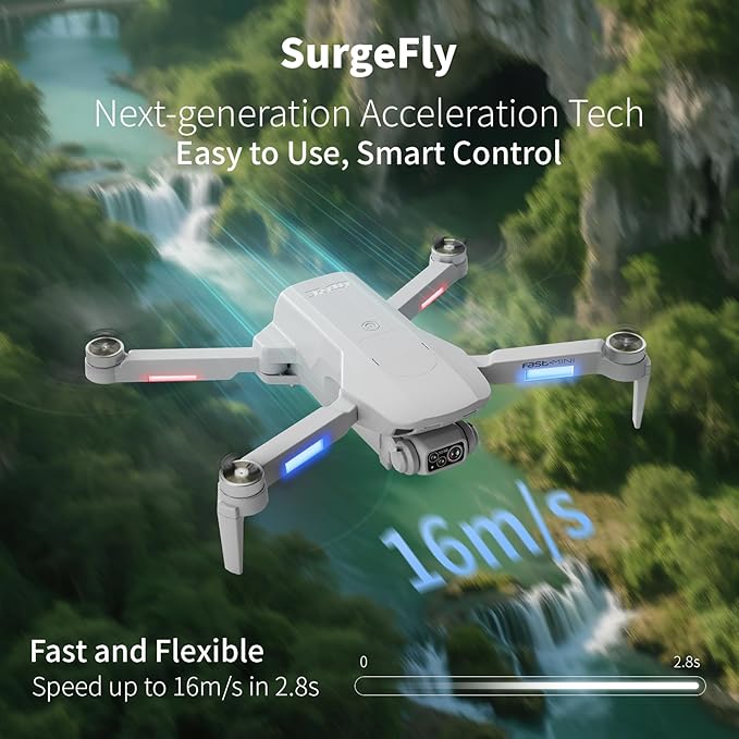 4DF8 GPS Drone with 4K HD Camera, White, 5GHz FPV Transmission, 4.5" LCD Screen on Controller,60 Min Flight Time, Brushless Motor, for Beginners,32GB memory card
