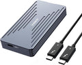 Inateck 40Gbps M.2 NVMe SSD Enclosure, Aluminum Hard Drive Enclosure, USB 4.0/Thunderbolt 4, No Tools Required Installation, Supports 2230/2242/2260/2280 SSDs, M-Key, FE2028