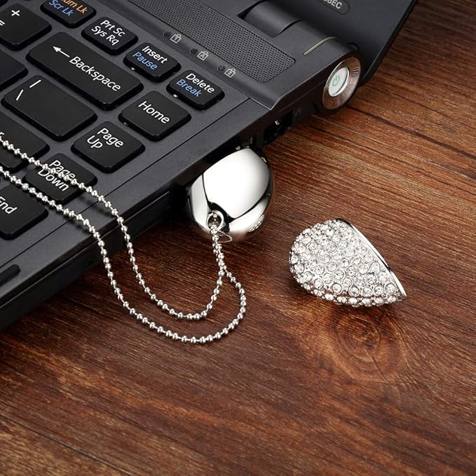 USB Flash Drive, 8GB / 16GB / 32GB / 64GB USB2.0 USB Memory Stick Date Storage Pendrive Thumb Drives(16GB,Silver)